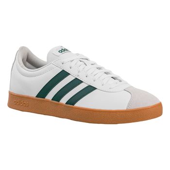Tenis-Casual-Branco-e-Verde-Court-VL-|-Adidas-Tamanho--43---Cor--BRANCO-0